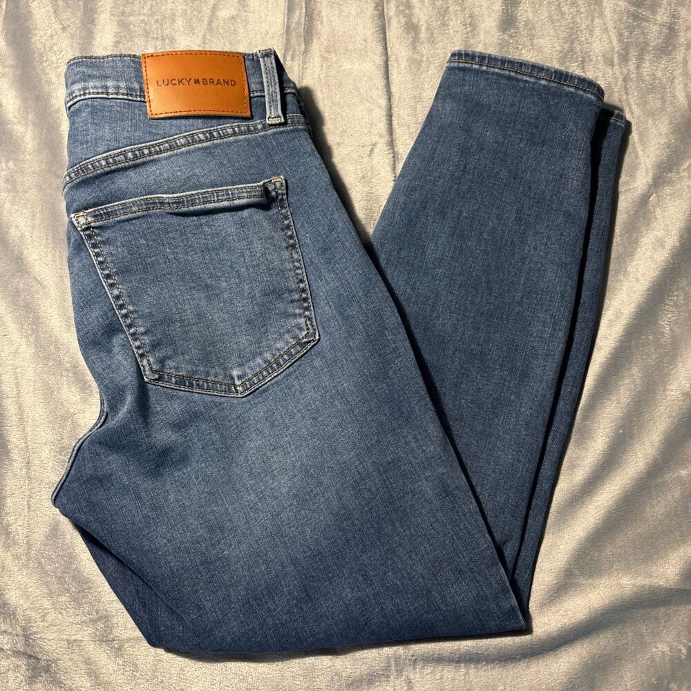 Lucky Brand Ava Skinny Stretch Mid-Rise Women's Jeans, Blue, Size 10/30 - Picture 3 of 3